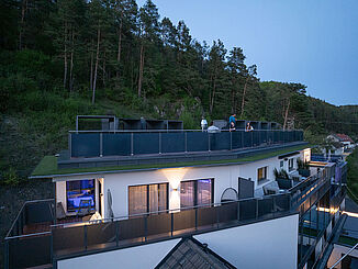 Penthouse-Suite mit Dachterrasse im Hotel Sternwirt