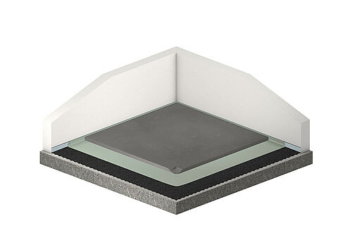 REGUPOL sound 47 unter Zementestrich