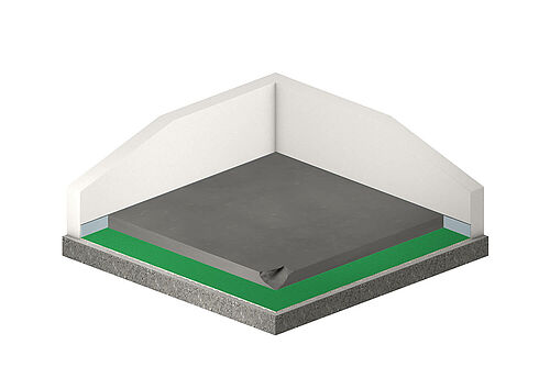 REGUPOL sound 15 unter Zementestrich