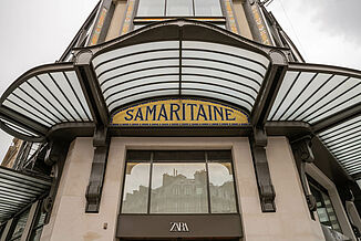 Kaufhaus La Samaritaine in Paris.