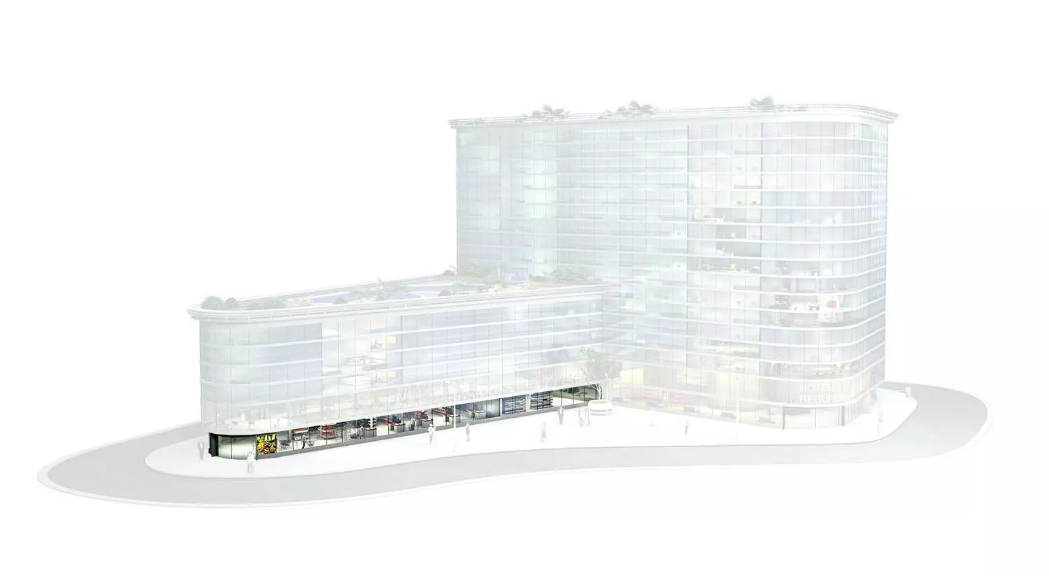 REGUPOL Trittschalldämmung für Supermärkte.