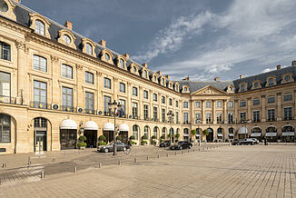 Das prestigeträchtige Ritz Hotel in Paris am Place Vendôme.