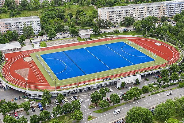 Dachflächenaktivierung Sportdach Kaufland Erfurt