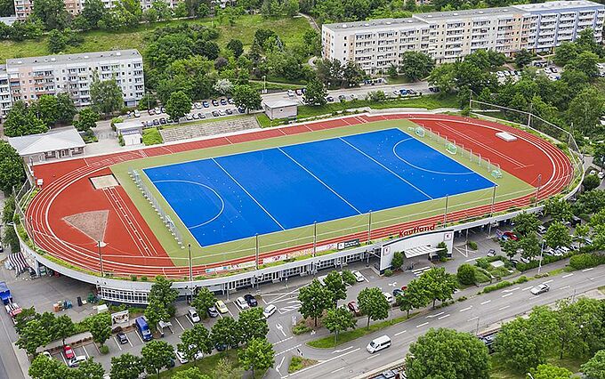 Dachflächenaktivierung Sportdach Kaufland Erfurt