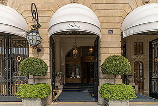 Eingangsbereich vom prestigeträchtige Ritz Hotel in Paris.