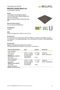 REGUPOL sonus multi 4.5