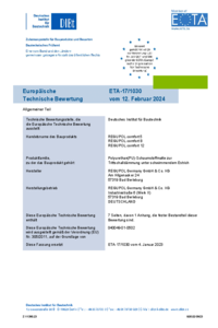 REGUPOL comfort ETA-17/1030