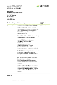 REGUPOL sound 12 (1-lagig)