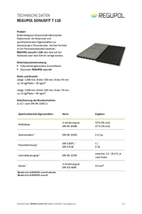 REGUPOL sonusfit t 110