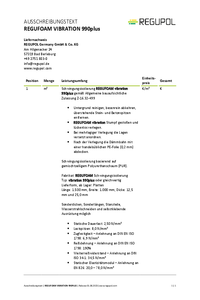 REGUFOAM vibration 990plus